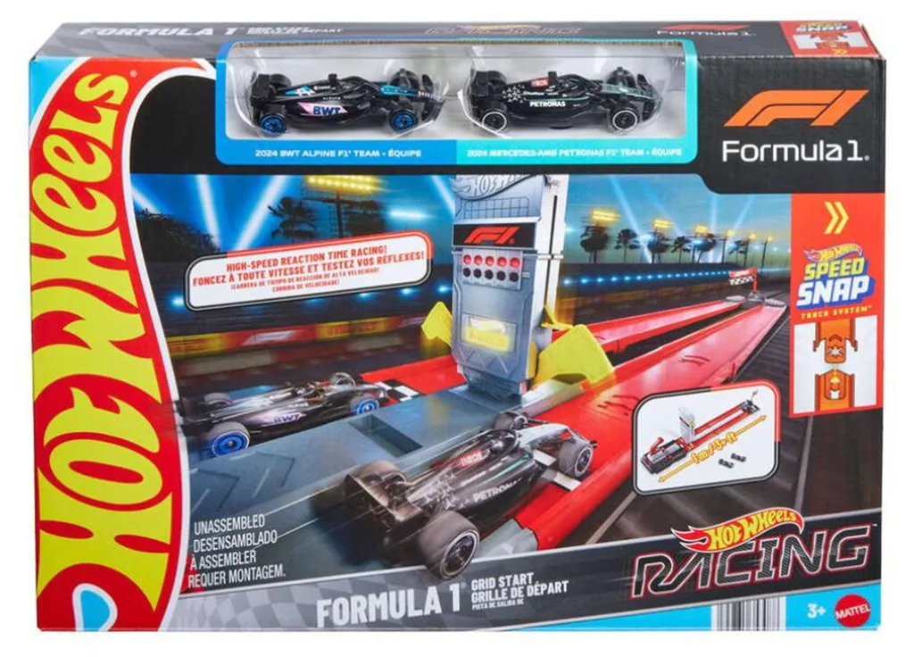 Circuit F1 Hot Wheels Racing Mattel Grid Start pour Compétition Pro