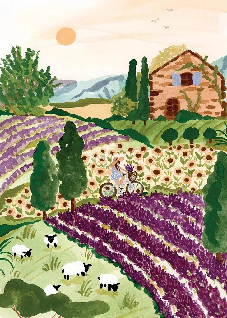 Loisir Créatif Adulte : Puzzle 2000 pièces Provence pour la Détente