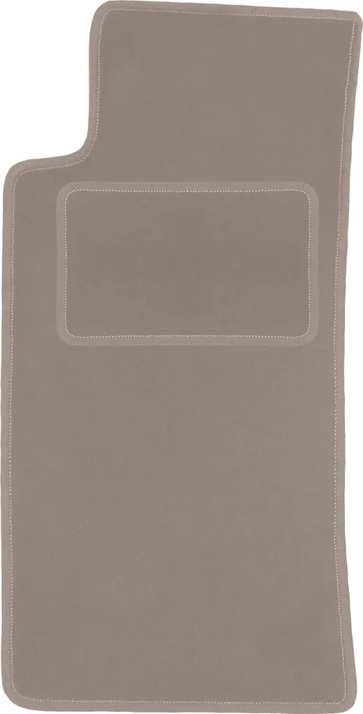 Tappetino conducente in velluto beige compatibile con Mazda MX-5 II NB (1998-2005, cabrio) – con fissaggi – su misura