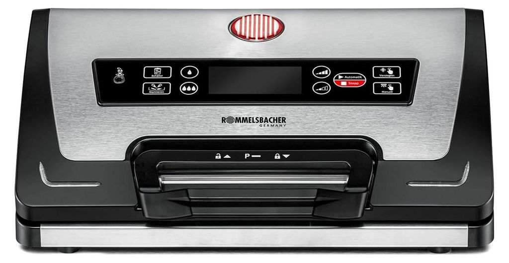Rommelsbacher VAC 585, Schwarz, Edelstahl, 900 mbar, Puls Produktbild 