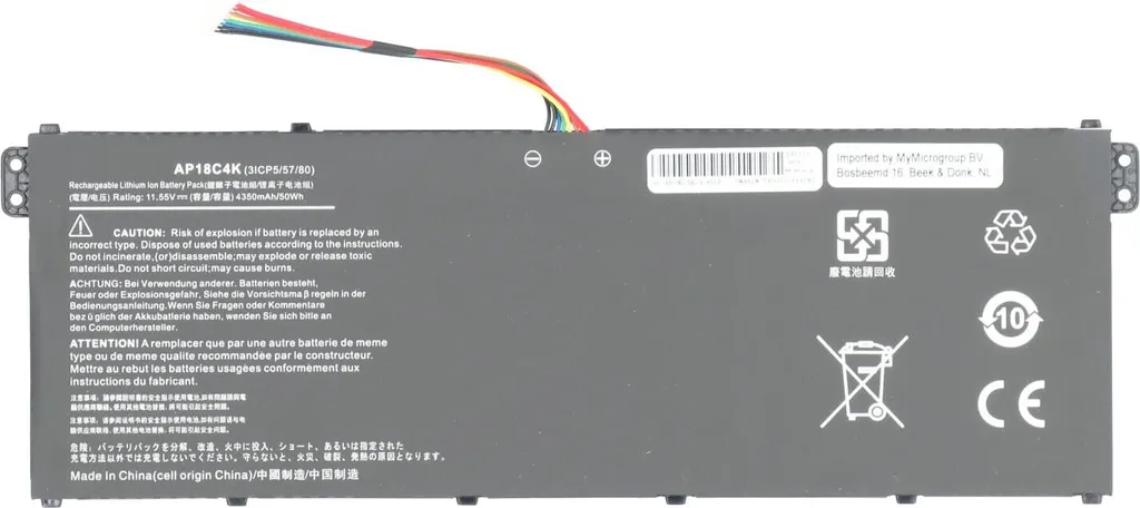 Batterie ordinateur portable 4350 mAh pour réparer l'usure de charge