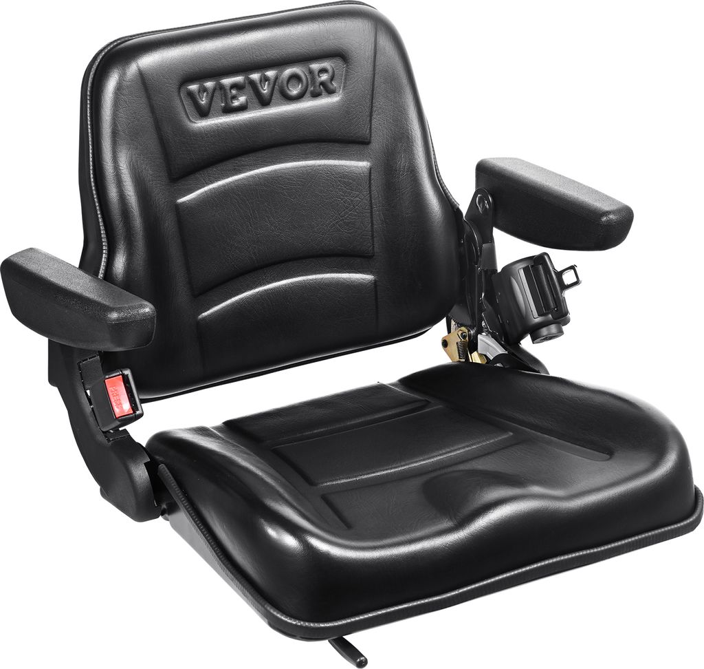 VEVOR univerzálne sedadlo do traktora z imitácie PVC kože a Obrázok produktu 