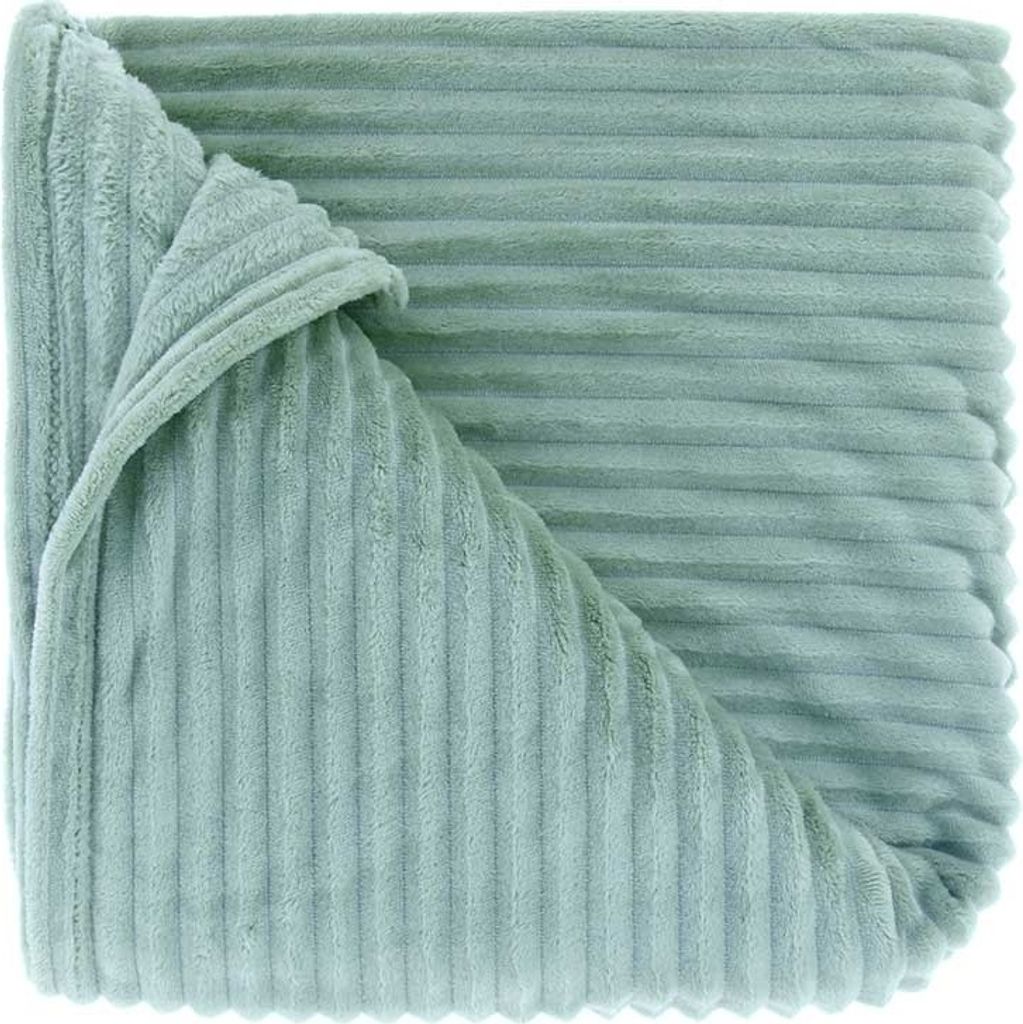 Unique Living – Plaid Dez – 150 x 200 cm – Surfblau