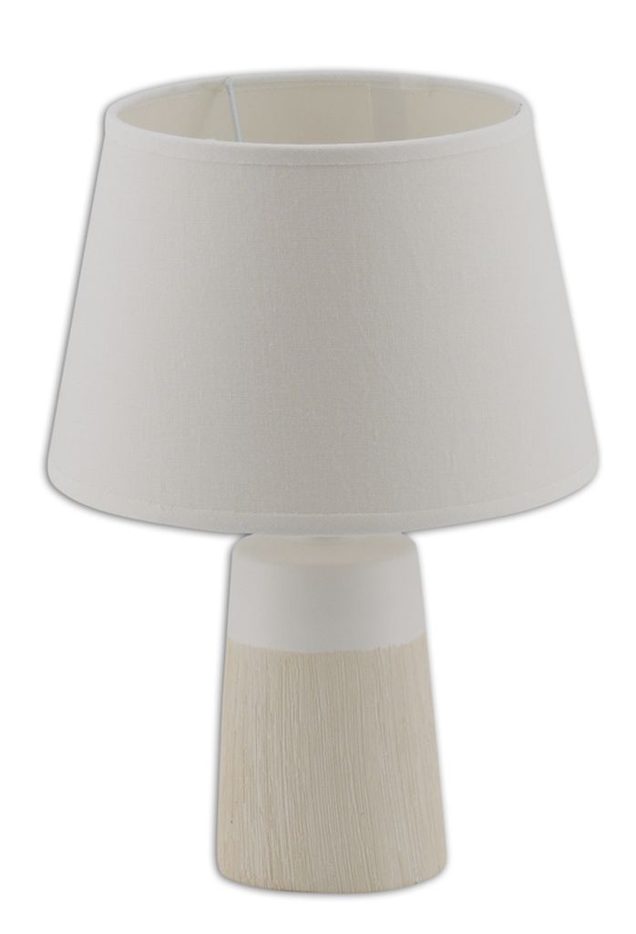 Näve 3122323, Biały, Ceramika, Tkanina, Uniwersalne, E14, 1 Zdjęcie produktu 