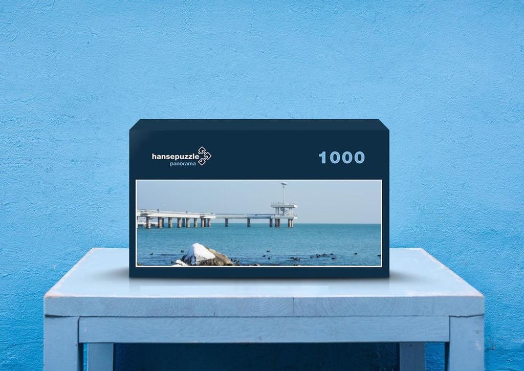 hansepuzzle 44019 - Meer Puzzle, 1050 Teile, Reisen, 60,0 x 46,0cm mit hochwertiger Aufbewahrung, Kartonbox und wiederverschließbarem Beutel