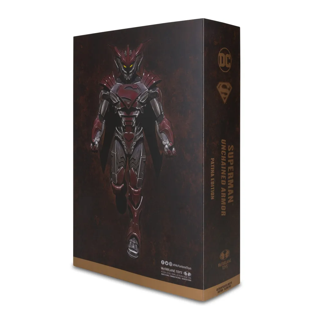 DC Comics Superman Unchained Armor Patina Edition Limitée McFarlane - 13