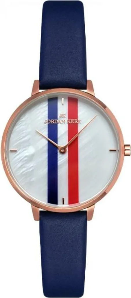 Jordan Kerr G3021 1 Montre à Quartz Étanche en Acier Inoxydable Argenté