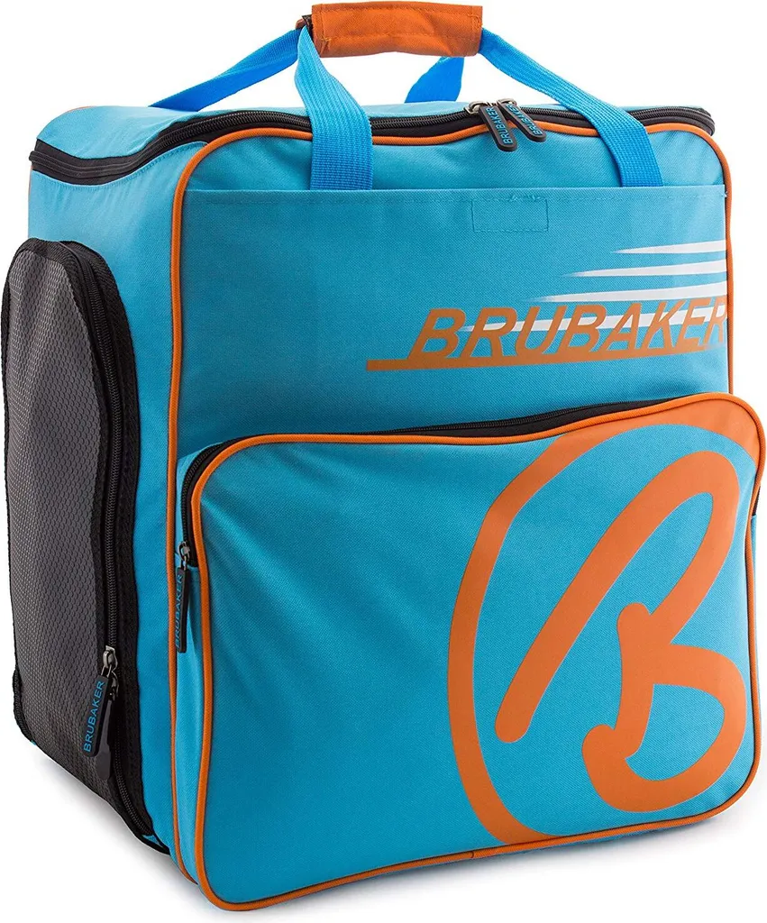 BRUBAKER Sac à Chaussures de Ski et Casque Super Champion Bleu Orange
