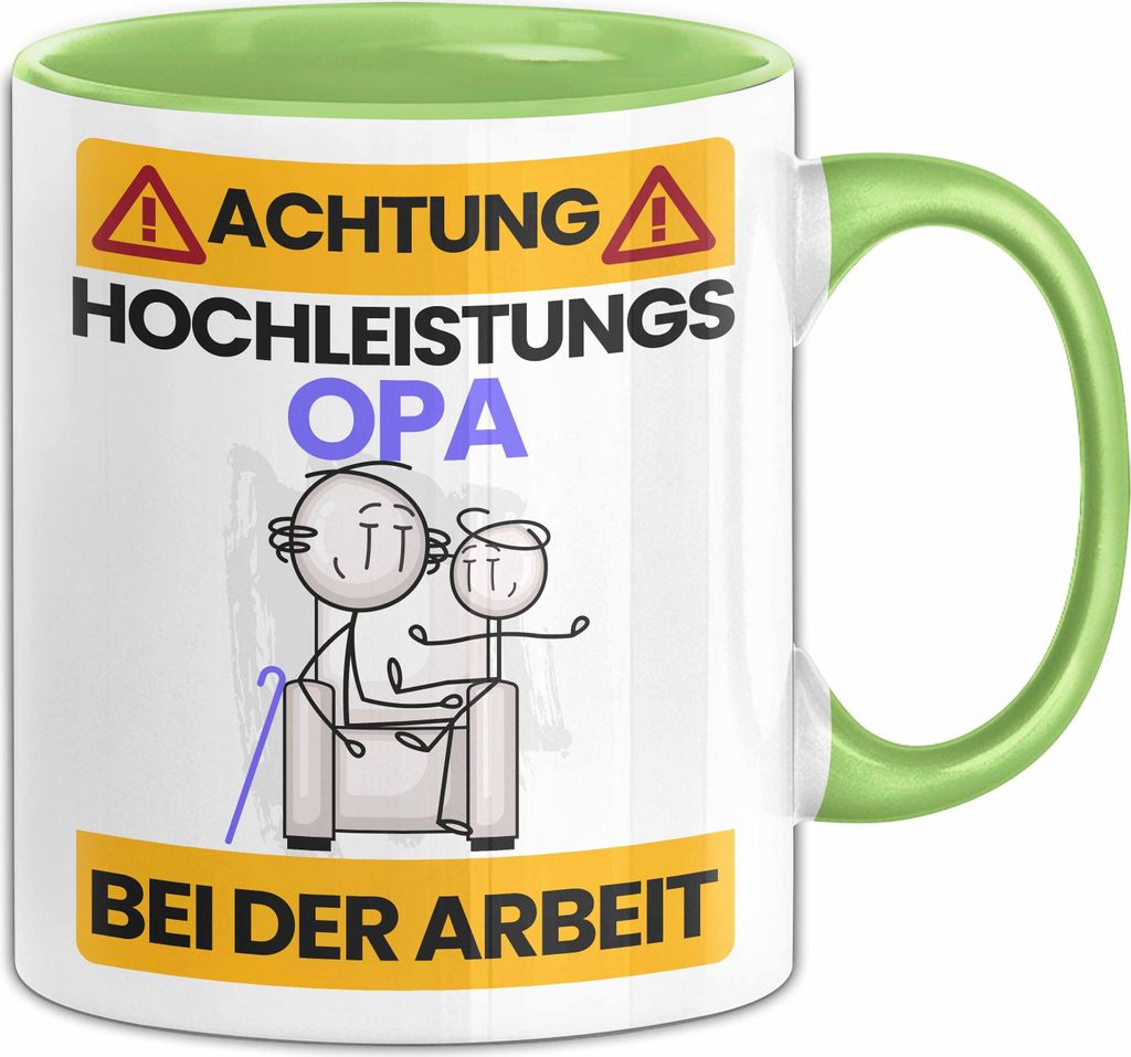Opa Tasse Geschenk Lustiger Spruch Geschenkidee für Opa Produktbild 