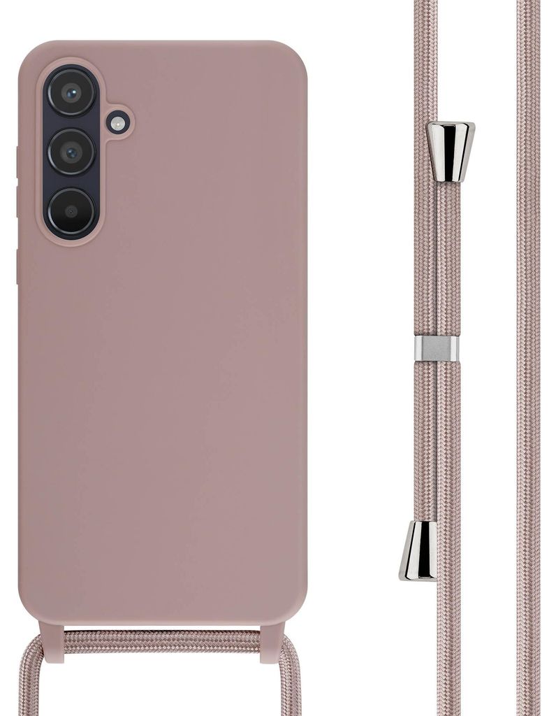 Funda de Silicona con Cuerda para Samsung Galaxy A55 - Sand Imagen del producto 