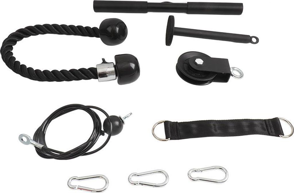 DIY Lift Pulley System Cable System Machine Home Fitness Equipment für das Training von Bizeps Trizeps Schultern und Rücken