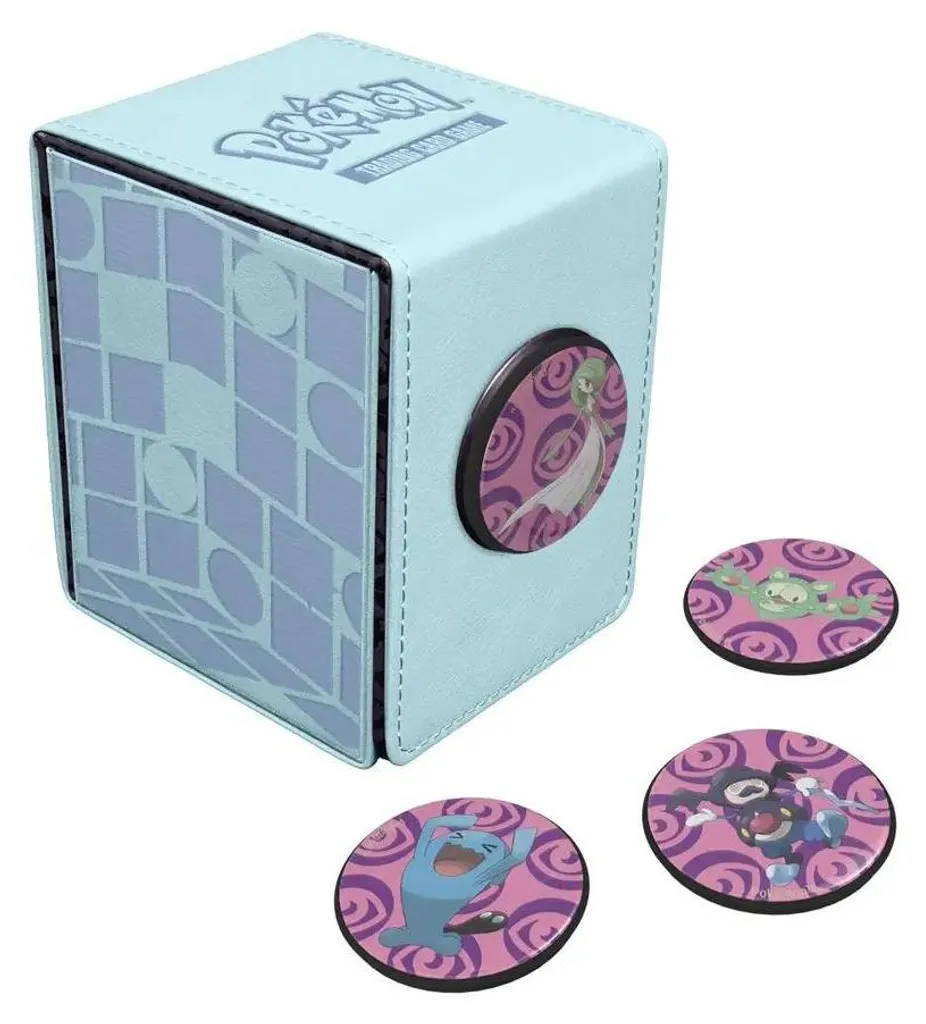 Boîte Deck Pokémon Rose Trick Room Ultra Pro Rigide Taille Unique
