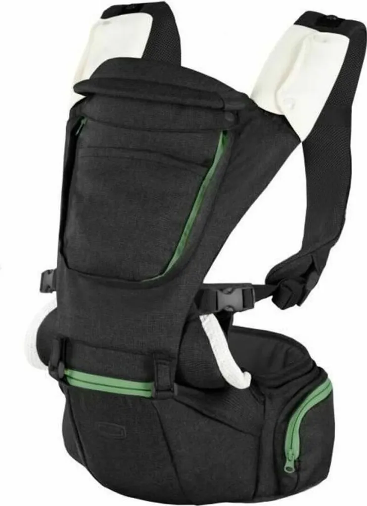 Porte-bébé Chicco Multifonctionnel Ergonomique avec Siège de Hanche Noir - 14