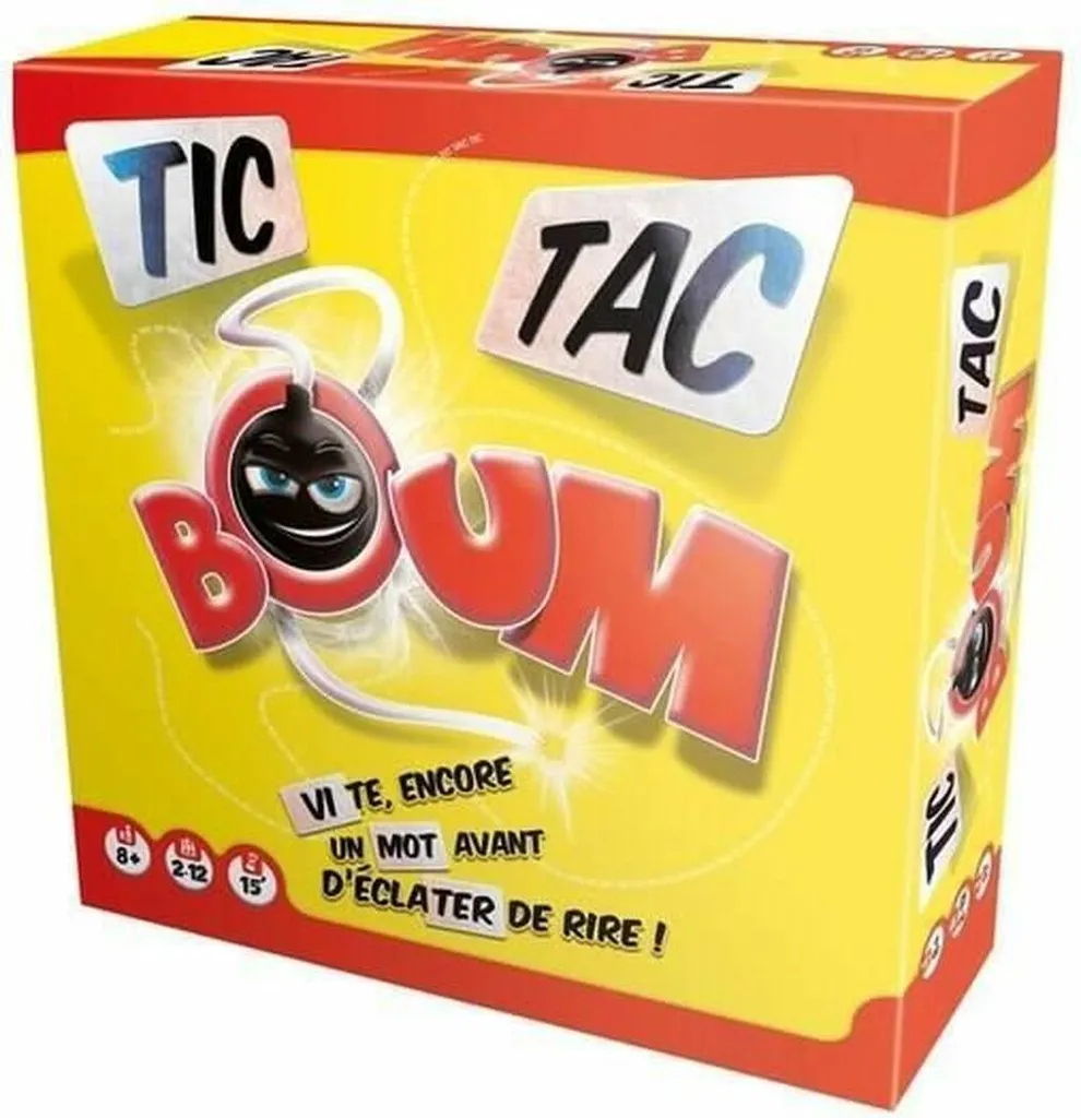 Tic Tac Boum Asmodee - Le jeu de mots pour vaincre l'ennui en famille