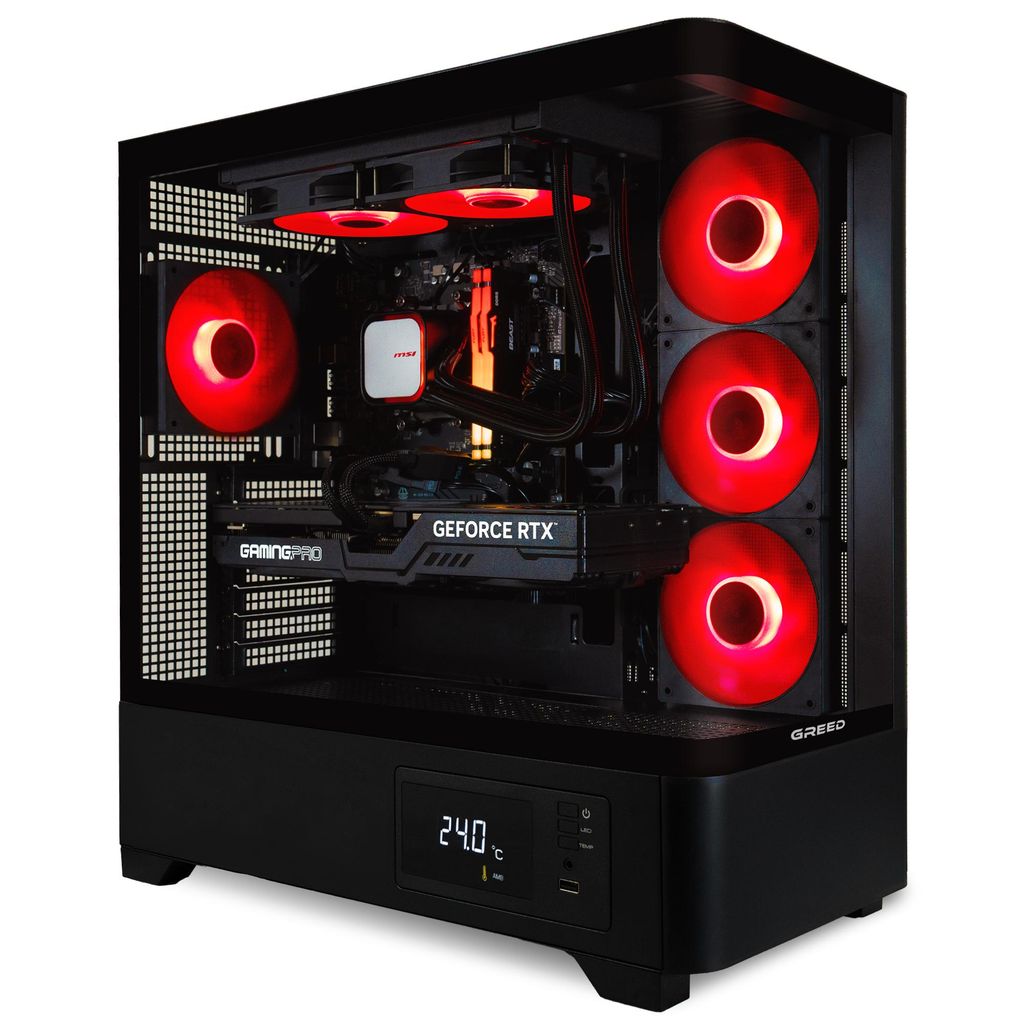 Greed MKM - High End Gaming PC – AMD Ryzen 5 7500F + Nvidia RTX 5070Ti 16GB - 5,0 GHZ -Computer / Rechner - 32GB DDR5 RAM - 1TB SSD + WLAN & W1...