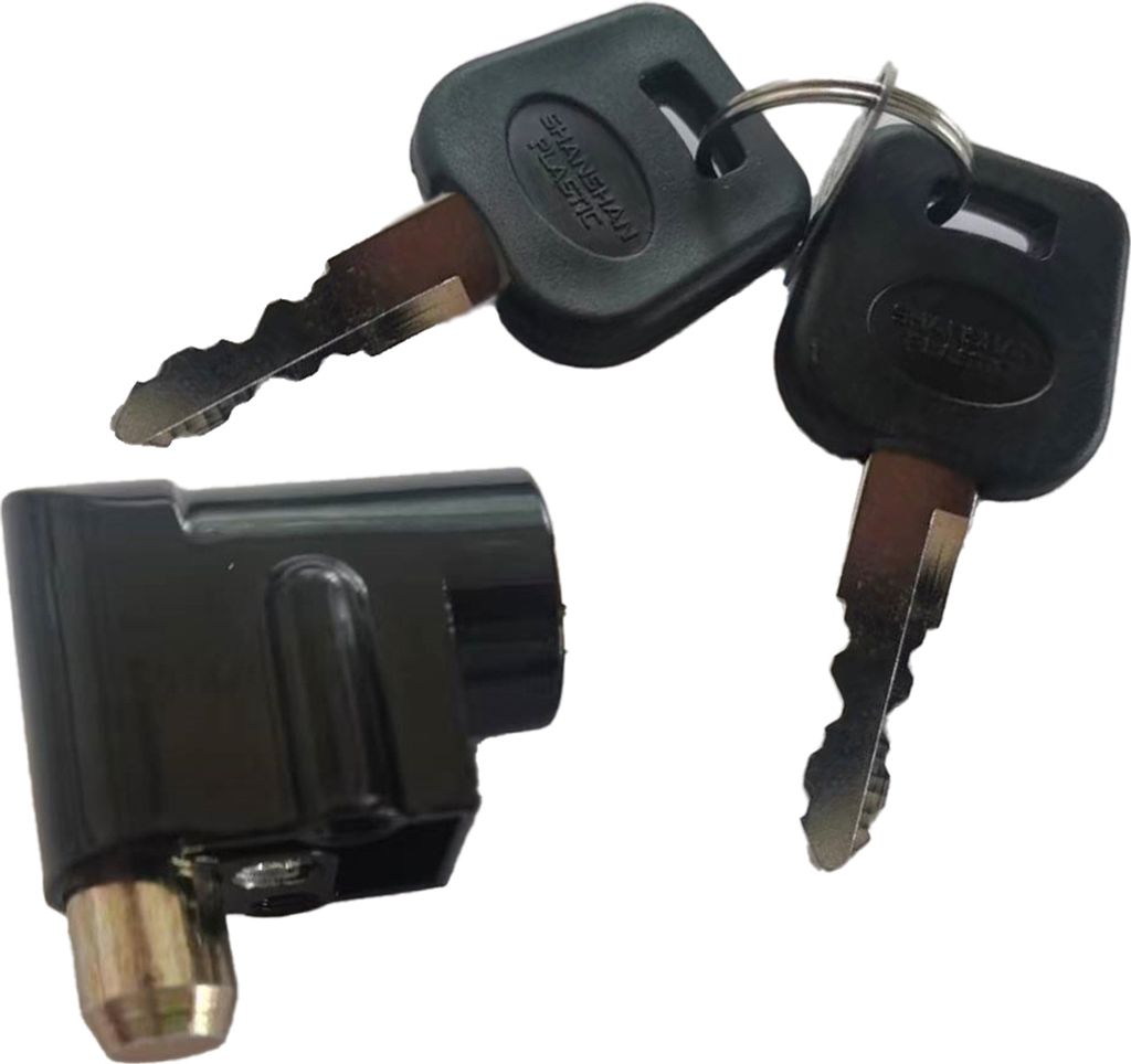 windmeile | Schloss für Hailong Pro (52 Zellen) und Hailong Plus (65 Zellen), Diebstahlschutz, Stahl, E-Bike, Pedelec