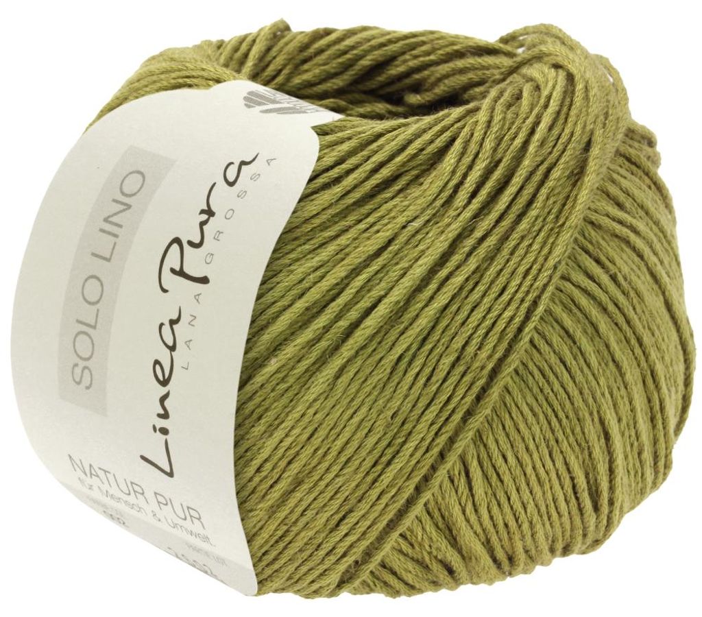 Lana Grossa - Solo Lino 0051 oliv Produktbild 
