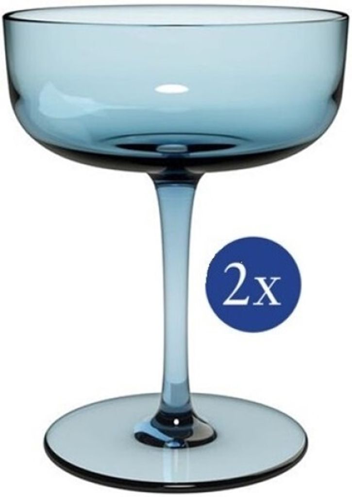 Villeroy & Boch Sektgläser-Set Like DH 92x12.10 cm blau Produktbild 