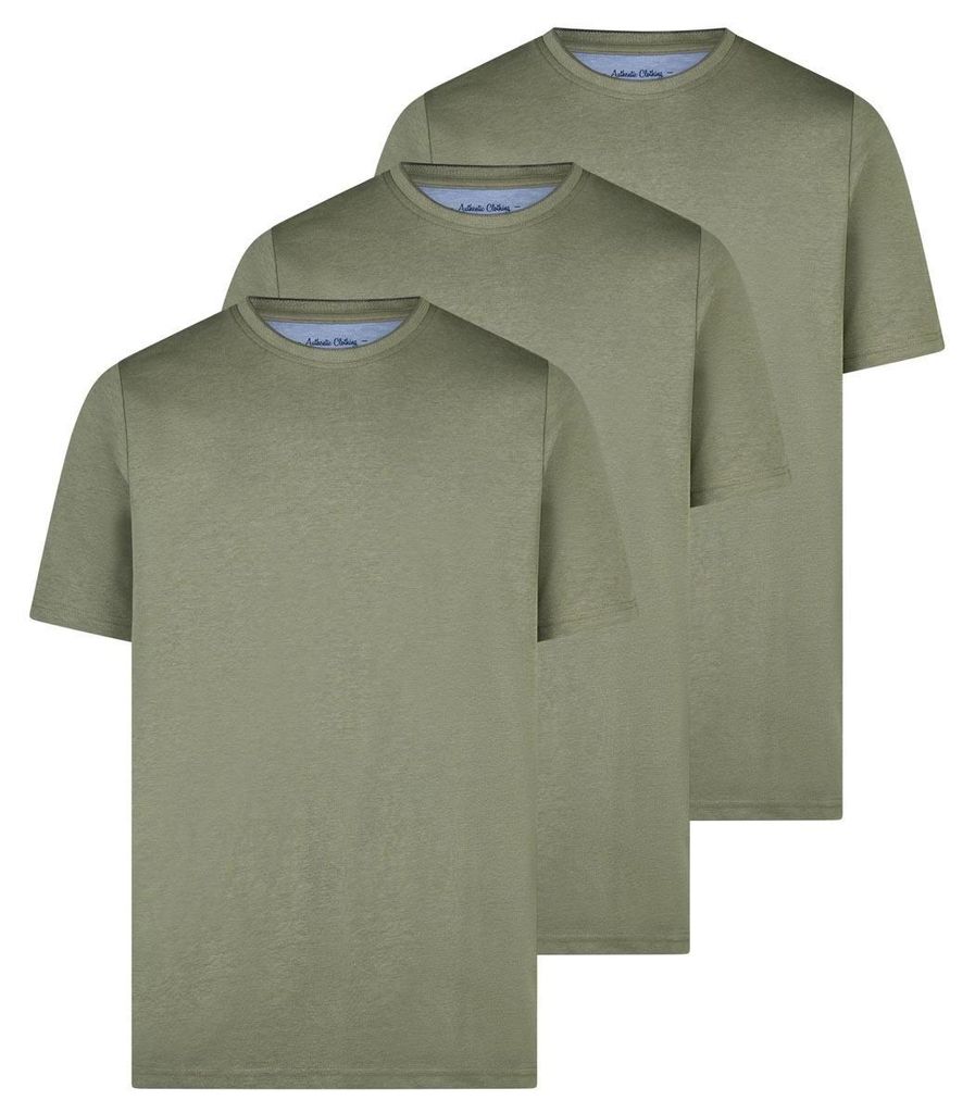 Redmond 3er Pack Basic T-Shirt Klassisches Basic für jeden Tag, Angenehmes Material , Vielseitig kombinierbar