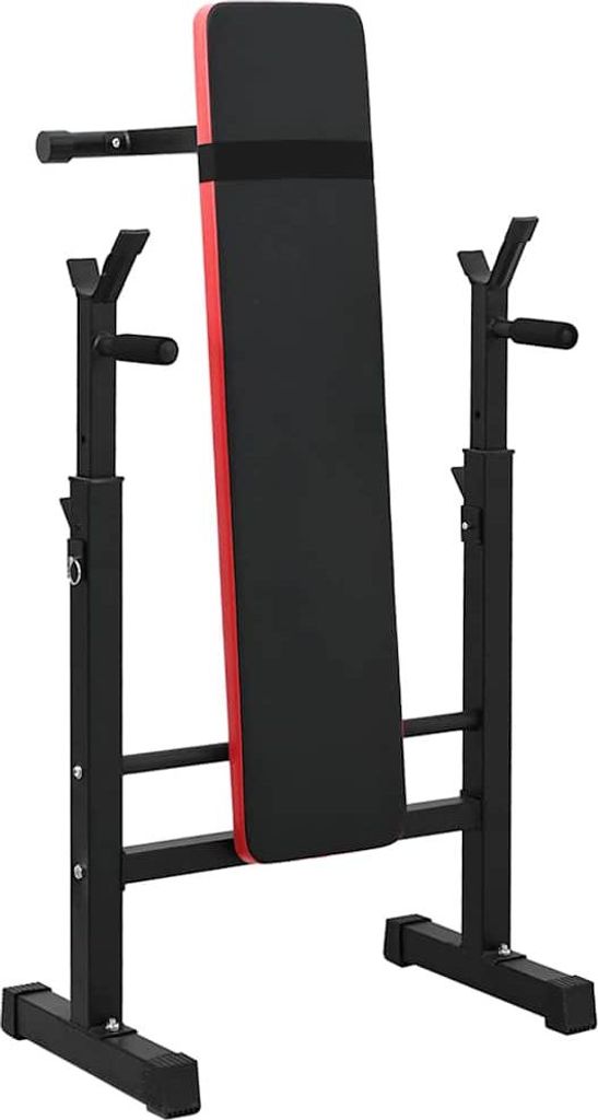 VidaXL Hantelbank Schwarz 126,5 x 67 x 111 cm