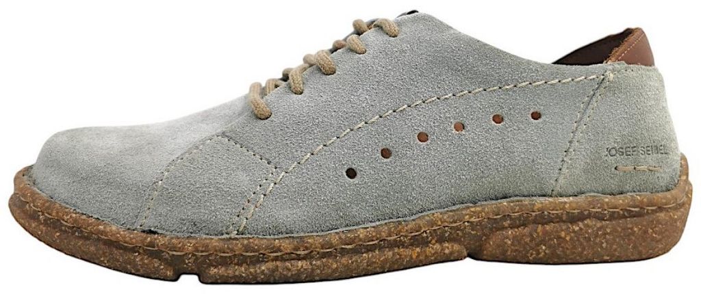 Josef Seibel Neele 67 Damenschuhe Schnürschuhe Sportive Schnürer Grau Freizeit, Schuhgröße:36 EU
