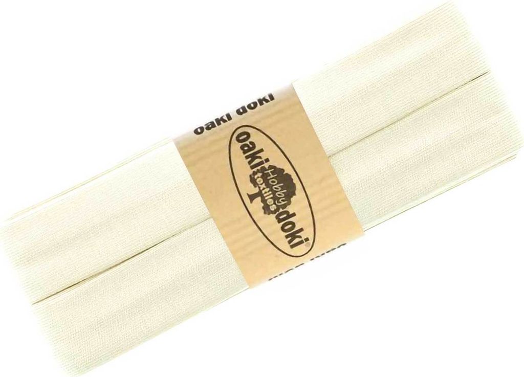 Schrägband Jersey 3m Breite 20mm Oaki Doki Tricot de Luxe Einfassband elastisch