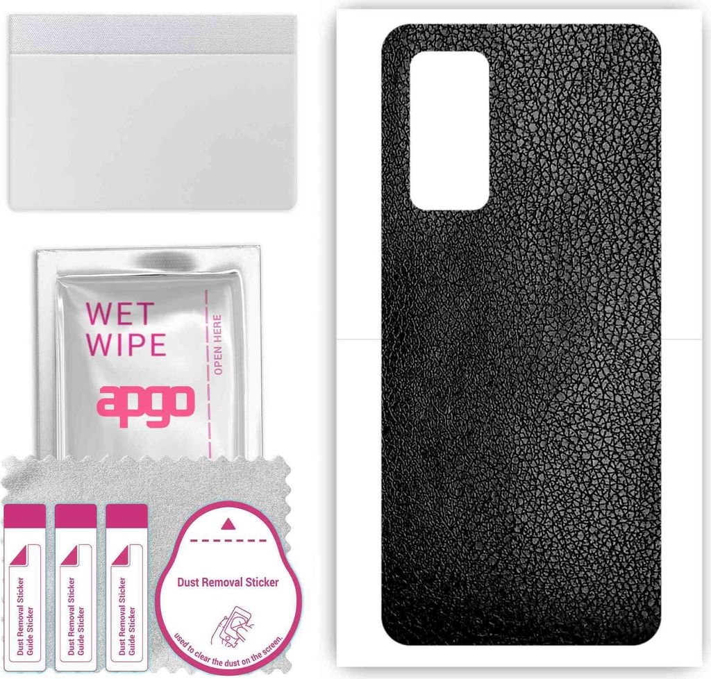 apgo Rückseite Schutzfolie, Skin, kompatibel mit Redmi K30S Ultra, Hinten Displayschutzfolie aus Vinylfolie, kratzfest, einfache Montage - Schwarz...