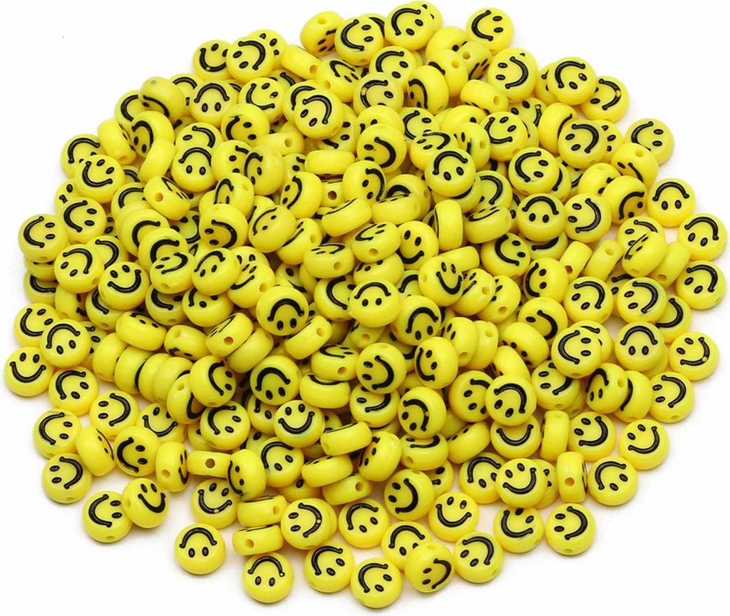 Remeselné korálky okrúhle 100 ks, 7 x 4 mm okrúhle, žlté Obrázok produktu 