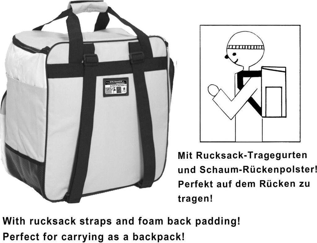 Brubaker Super Function Skischuhtasche mit Rucksackfunktion Produktbild 3