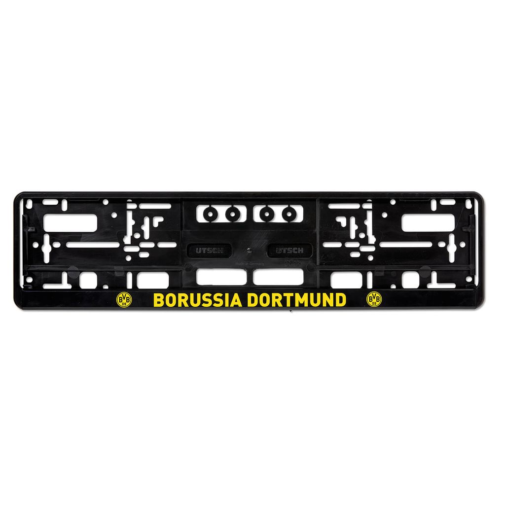 BVB Mofa Kennzeichenhalter Borussia Dortmund Kennzeichenverstärker Moped Roller 