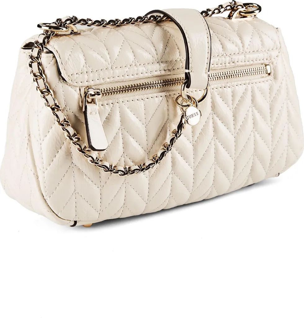 Sac à main Guess Cheryl blanc idéal pour vos sorties - Style Convertible - 8