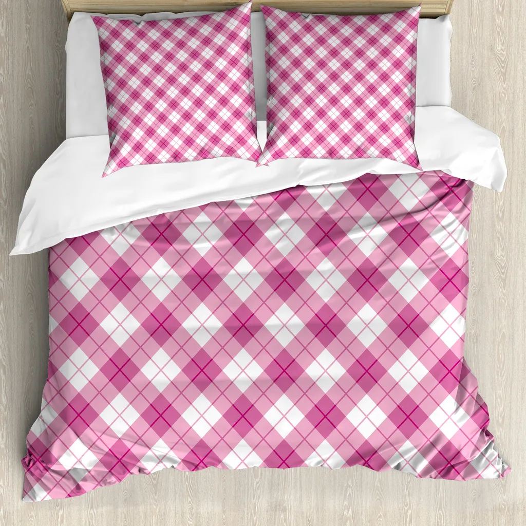 Set Copripiumino ABAKUHAUS 155x220 Rosa - Qualità Professionale