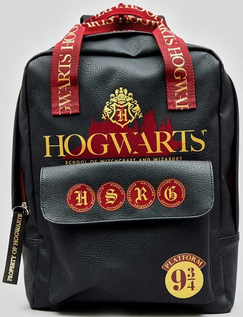 Grand sac à dos Harry Potter pour ordinateur et cours - Noir 42cm