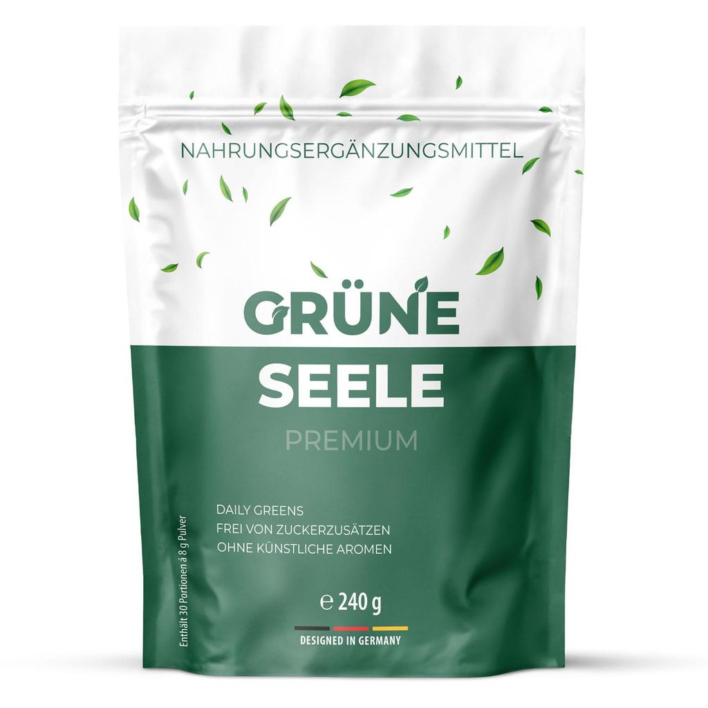 Grüne Seele Premium Pulver | Für Ihree körperliche Balance | | 240g Inhalt