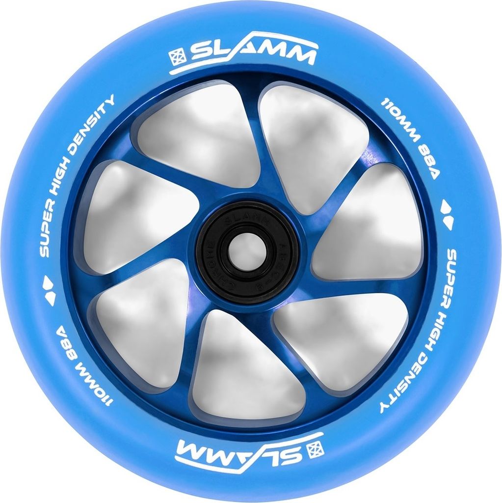 Slamm Stunt Scooter Team Wheel 110mm Alu Core Blau