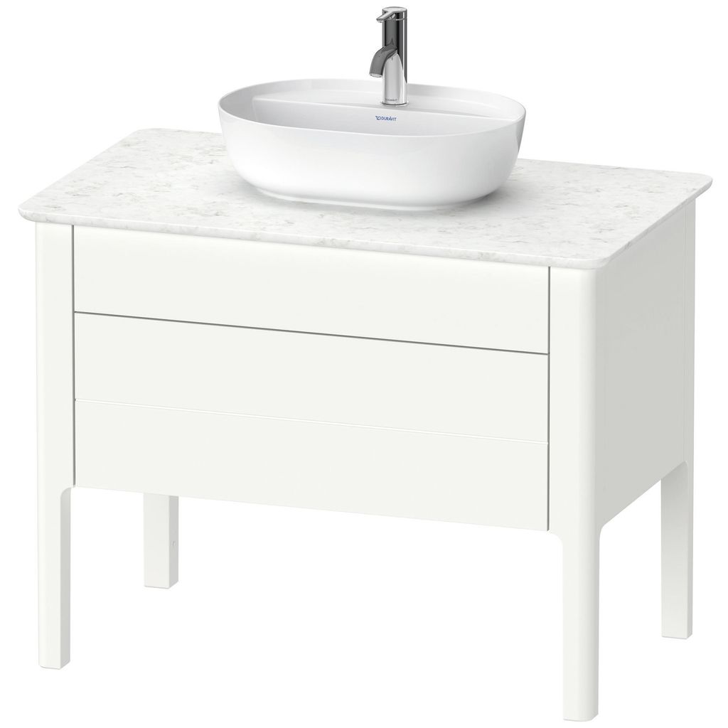 Waschtischunterbau LUV 938x570mm f Kons freist weiß Produktbild 