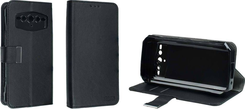 caseroxx Handy Hülle Tasche kompatibel mit Doogee V30 Bookstyle-Case Wallet Case in schwarz