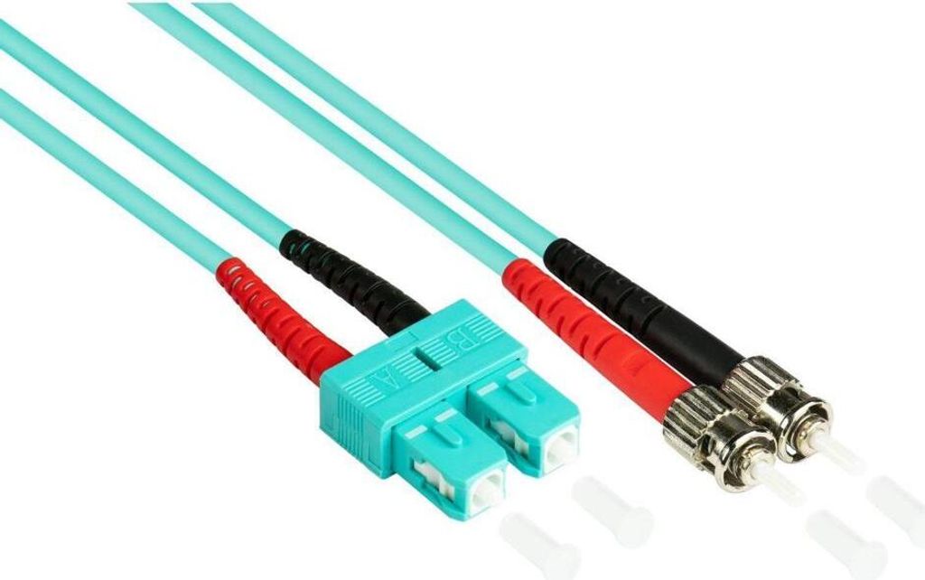 SO-32921 - Patchkabel LWL Duplex OM3 (Multimode, 50125) SCST, LSZH, 3m