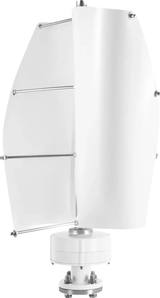 Générateur éolien axe vertical 24V blanc avec contrôleur intelligent
