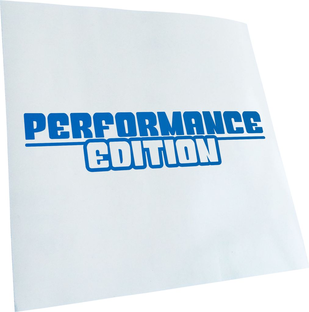 Kiwistar - Autoaufkleber - Performance Edition - Blau - 50x13cm - Aufkleber für Auto, Laptop, Fahrrad, LKW, Motorrad mehrfarbig JDM Decal Racing