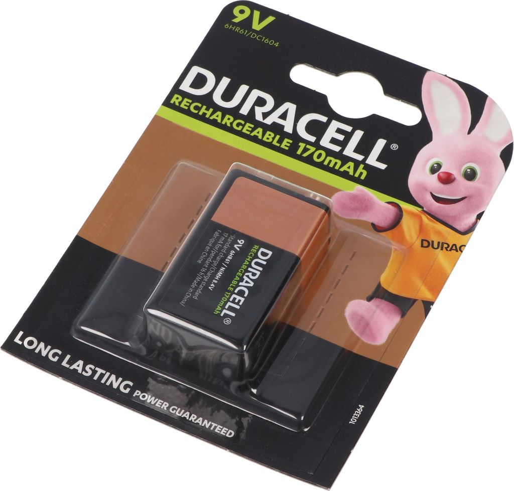 Duracell Akku Rechargeable Block - 9V 170mAh 1St.