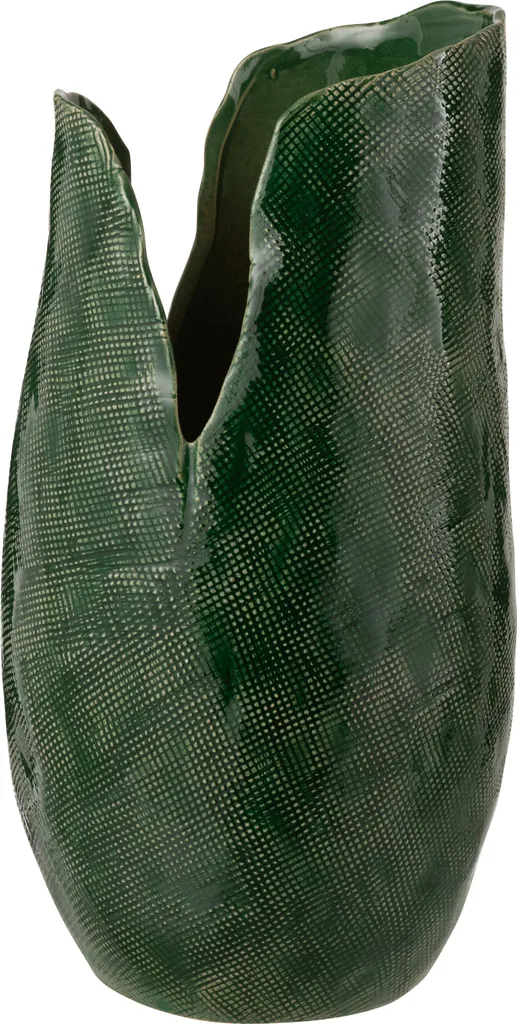 Vase J-Line Thibault argile vert foncé extra large - Décoration XL