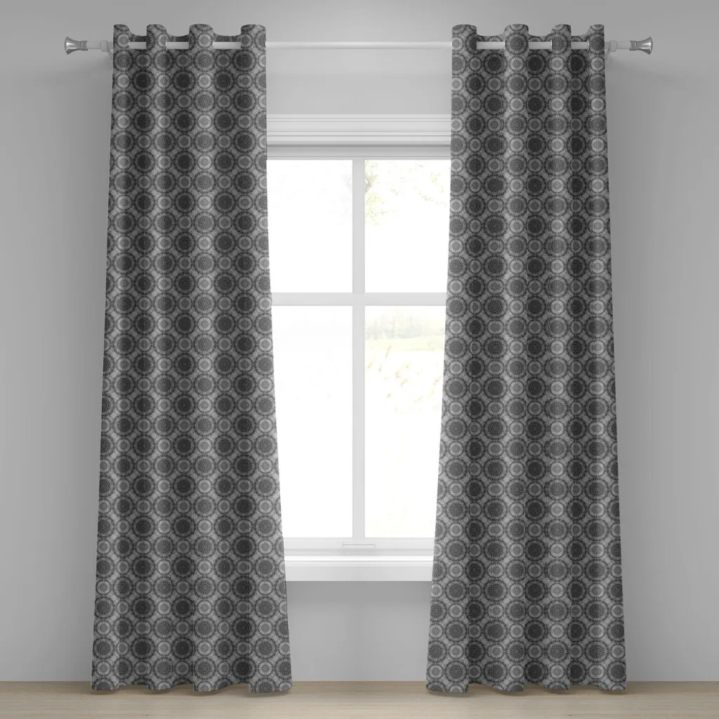 Tenda ABAKUHAUS Damascata Grigio Antico 280x175 - Interior Design Luxury