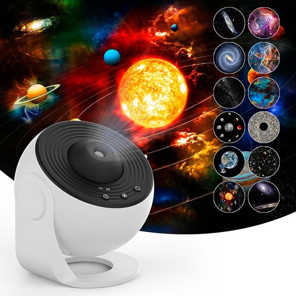 Proiettore Cielo Stellato 360° con 12 Galassie – Lampada Immagine del prodotto 