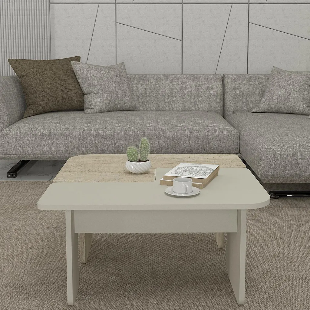 Table basse Boneksbelt 2 moitiés : la solution salon modulable chic - 3