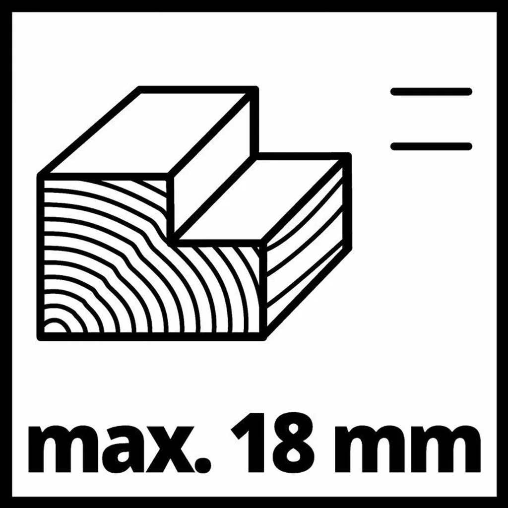 Rabot électrique TE-PL 920 Einhell - 920W et profondeur de passe 3,5mm