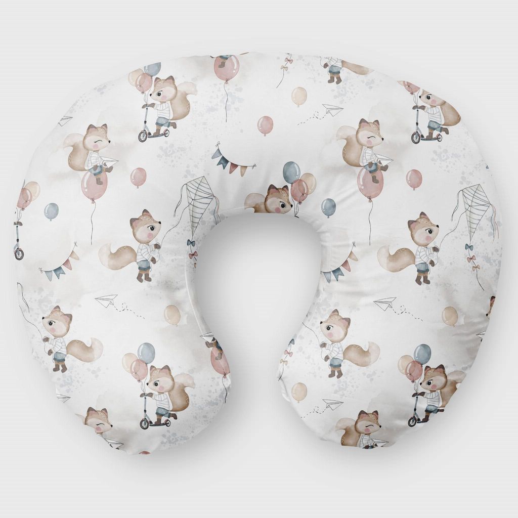 Muminky | Stillkissen - Rogalförmig - Füchse - Ergonomisch - 100% Baumwolle