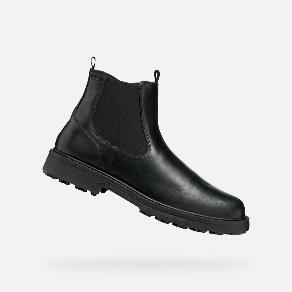 Geox Schwarze Herren-Ankle-Boots von Lagorai + Grip A 45