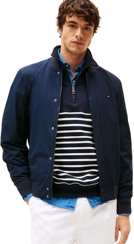 Giacca estiva blu scuro Tommy Hilfiger, vestibilità Immagine del prodotto 