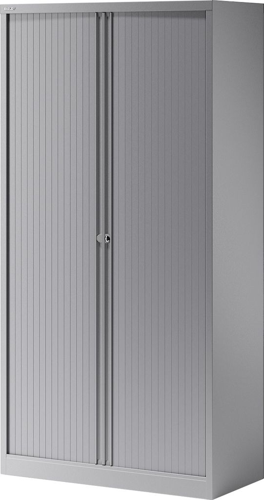 BISLEY Rollladenschrank Essentials Maße: 100 x 197 x 47 cm (B x H x T) Anzahl der Fachböden: 4 Fachböden